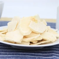 Gefriergetrocknete Apfel -Snacks